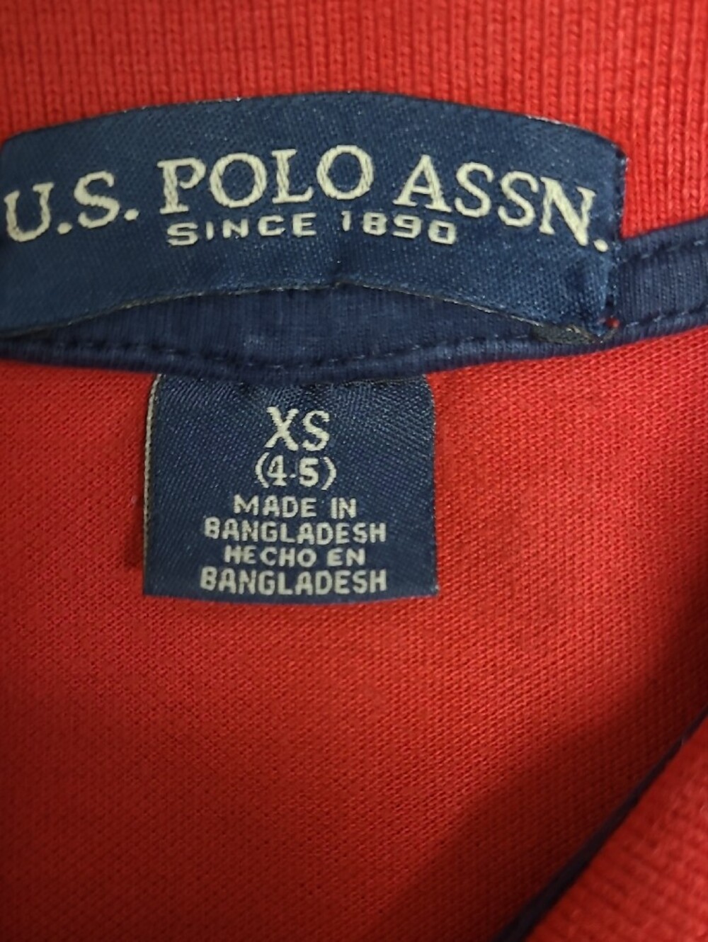 U.S. Polo Assn. Boys' Red Short-Sleeve Polo - Picture 7 of 7